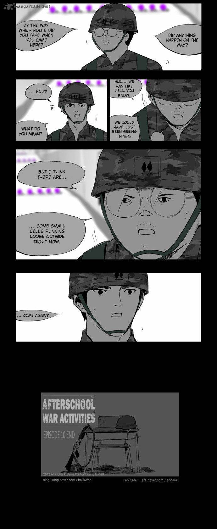 Afterschool Military Activity 10 15