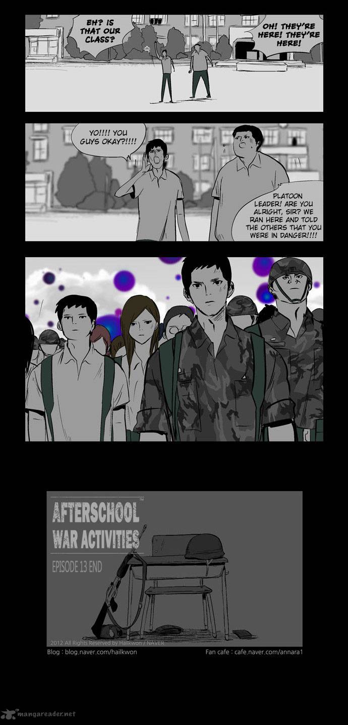 Afterschool Military Activity 13 13