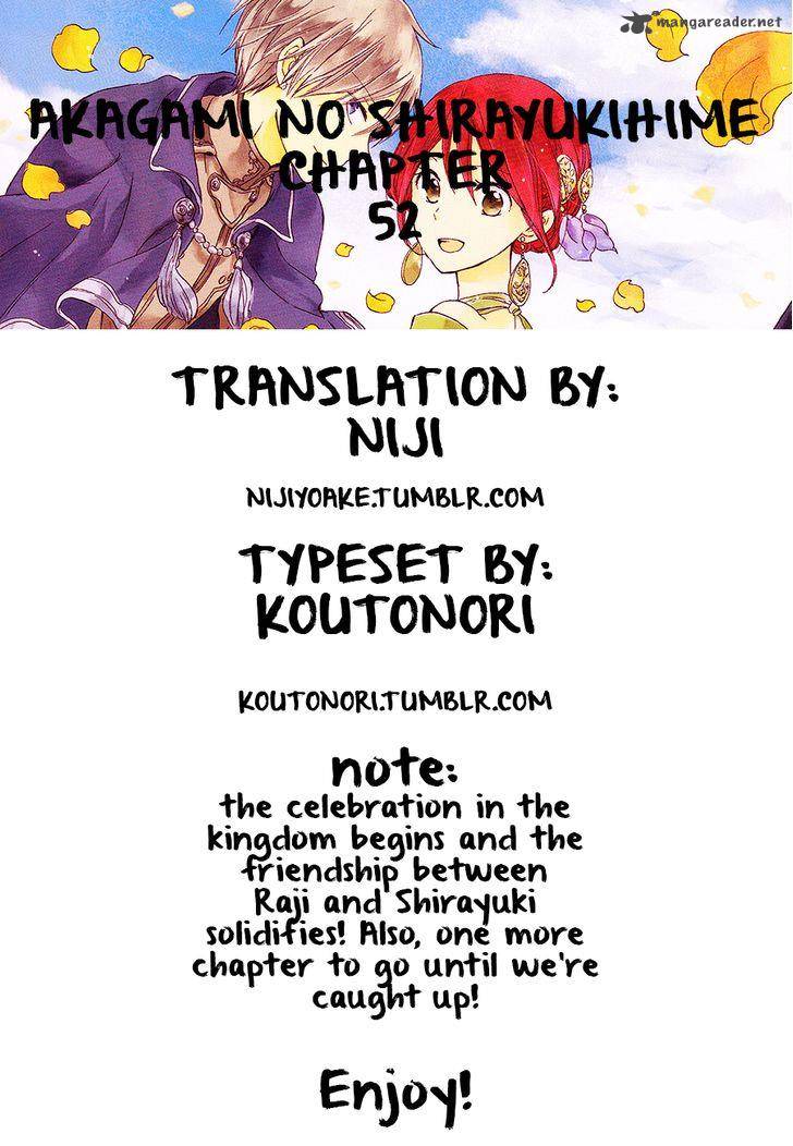 Akagami No Shirayukihime 52 1