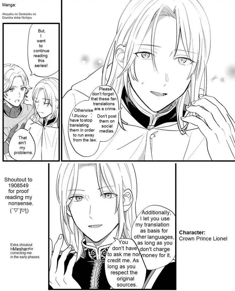 Akuyaku No Goreisoku No Dounika Shitai Nichijou 13 1