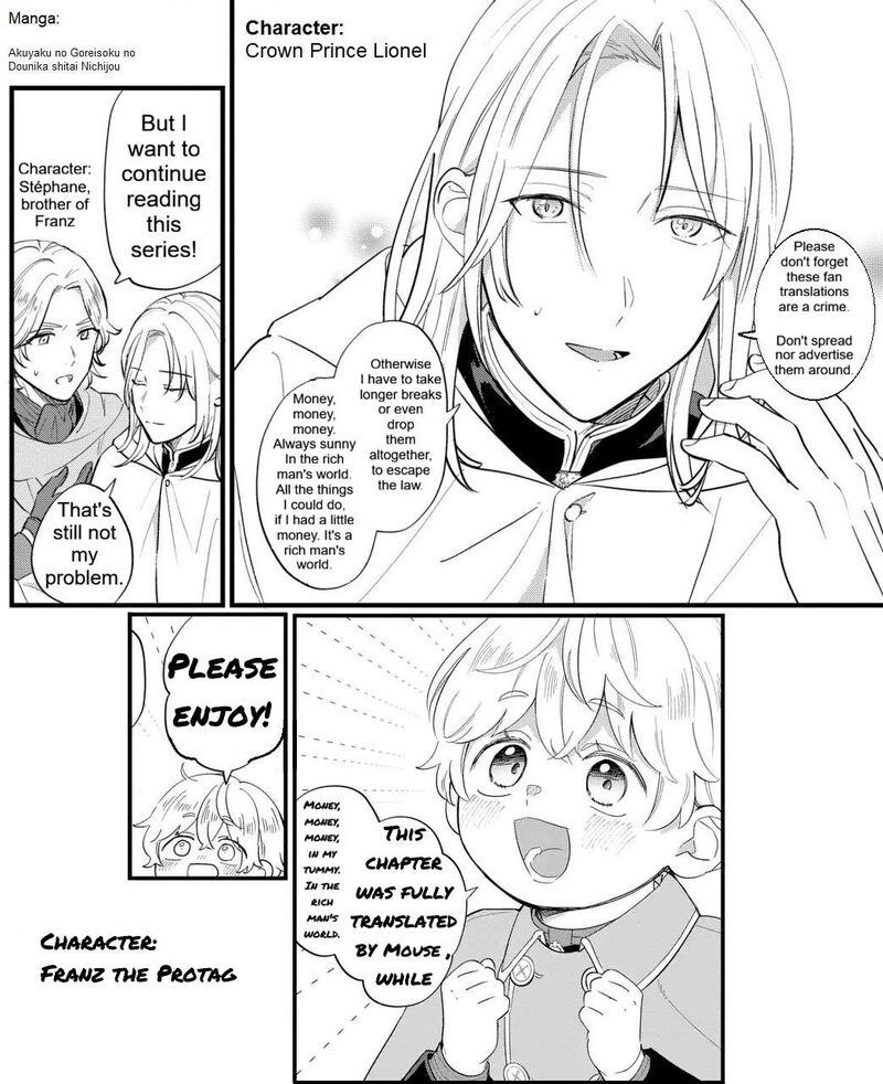 Akuyaku No Goreisoku No Dounika Shitai Nichijou 51 1