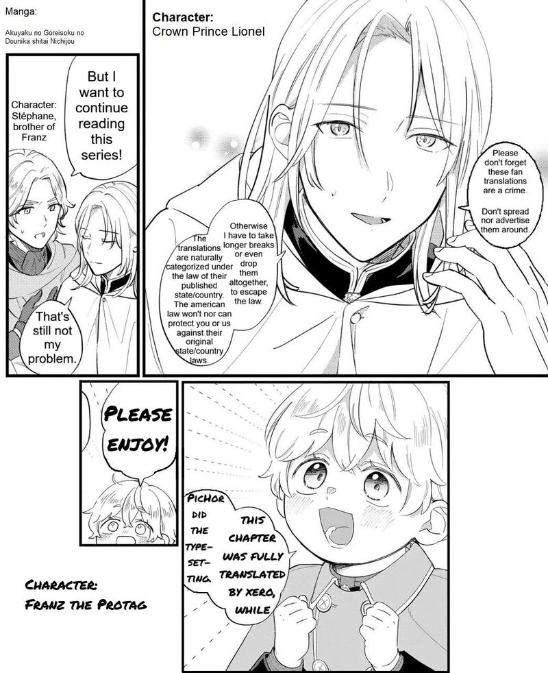 Akuyaku No Goreisoku No Dounika Shitai Nichijou 54 1