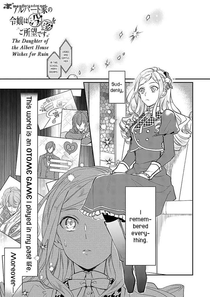 Albert Ke No Reijou Wa Botsuraku Wo Go Shomou Desu 1 3
