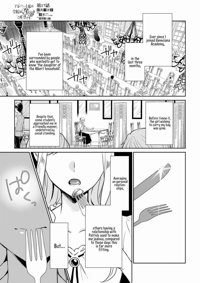 Albert Ke No Reijou Wa Botsuraku Wo Go Shomou Desu 17 1