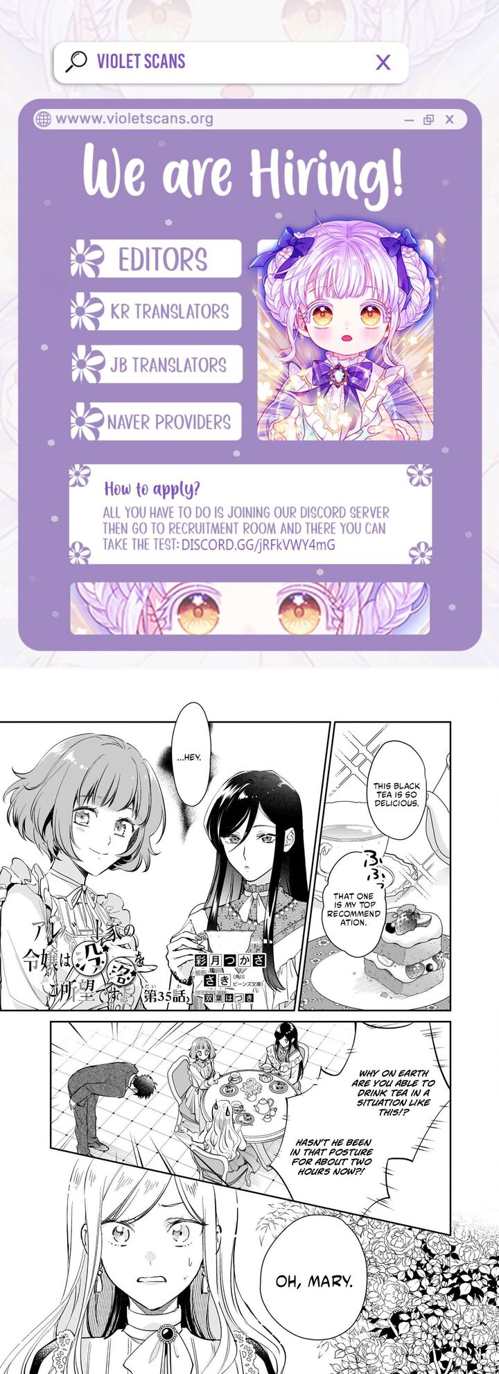 Albert Ke No Reijou Wa Botsuraku Wo Go Shomou Desu 35 1