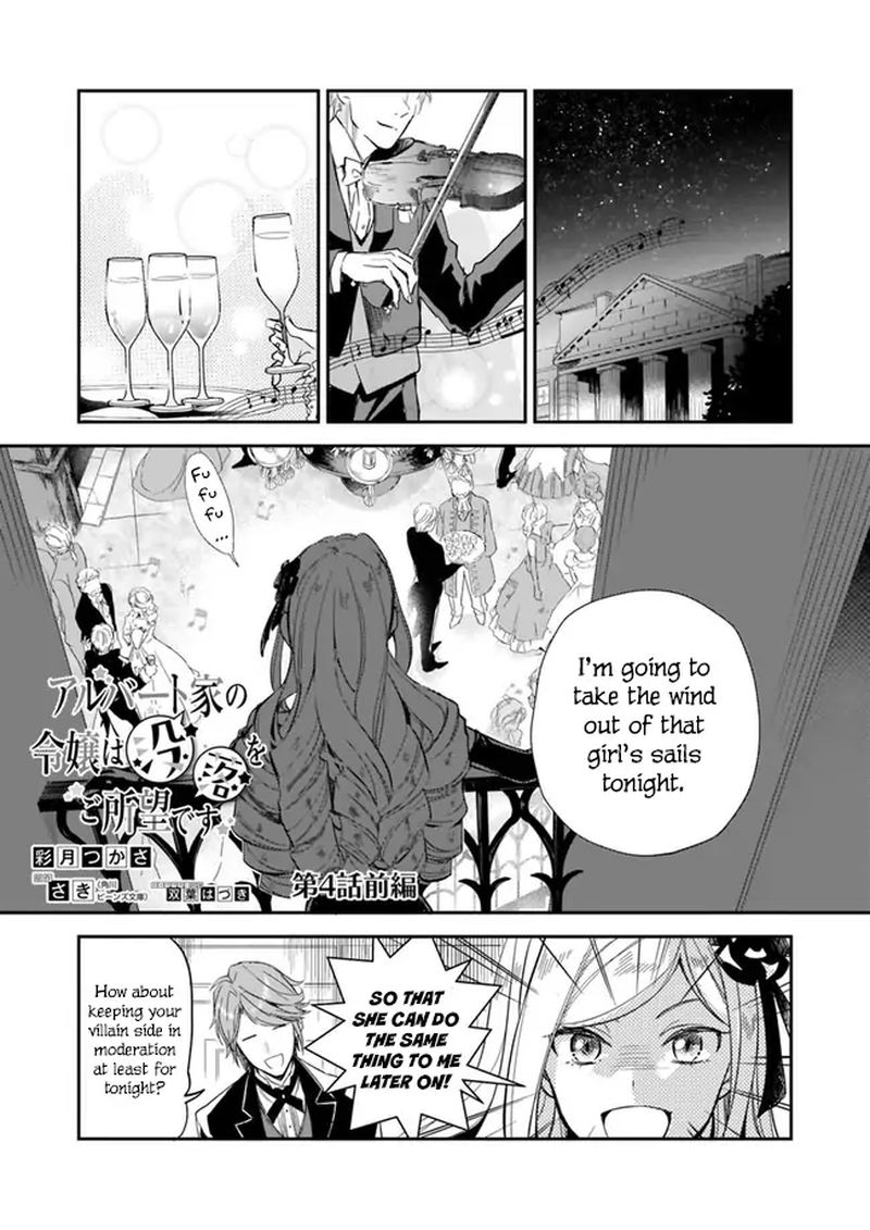 Albert Ke No Reijou Wa Botsuraku Wo Go Shomou Desu 4 1