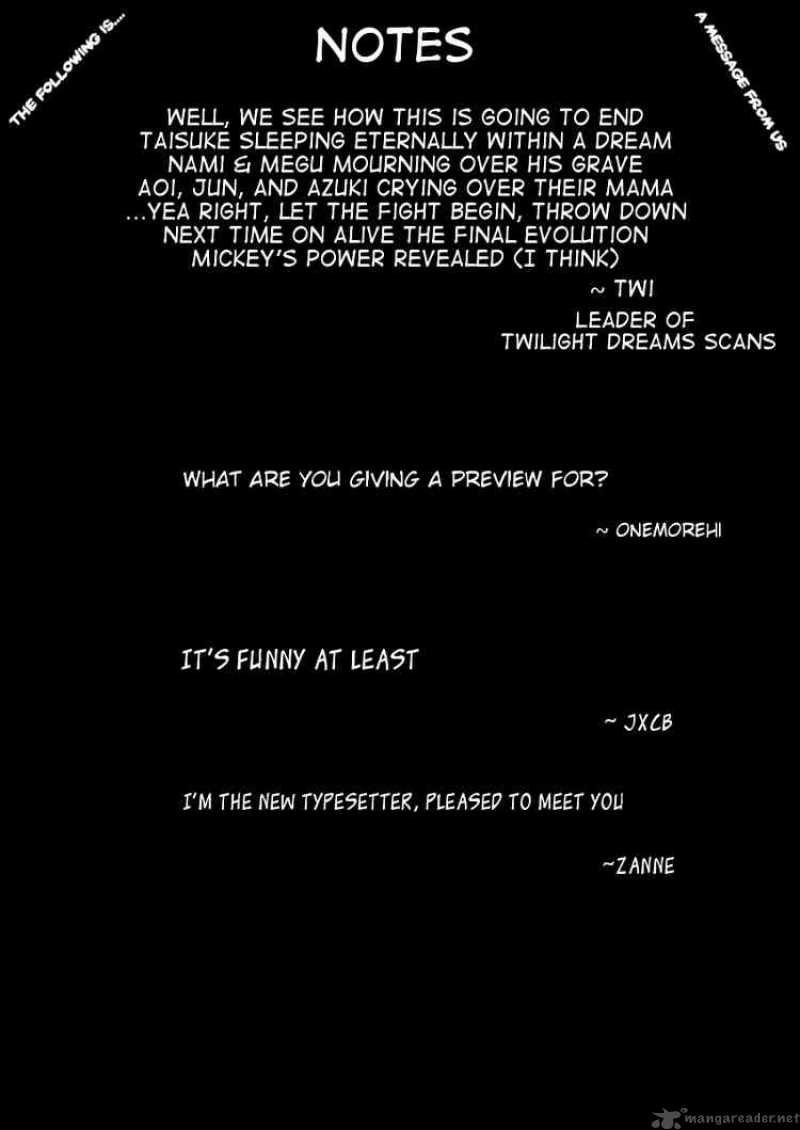 Alive The Final Evolution 52 46
