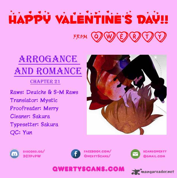 Arrogance And Romance 21 1