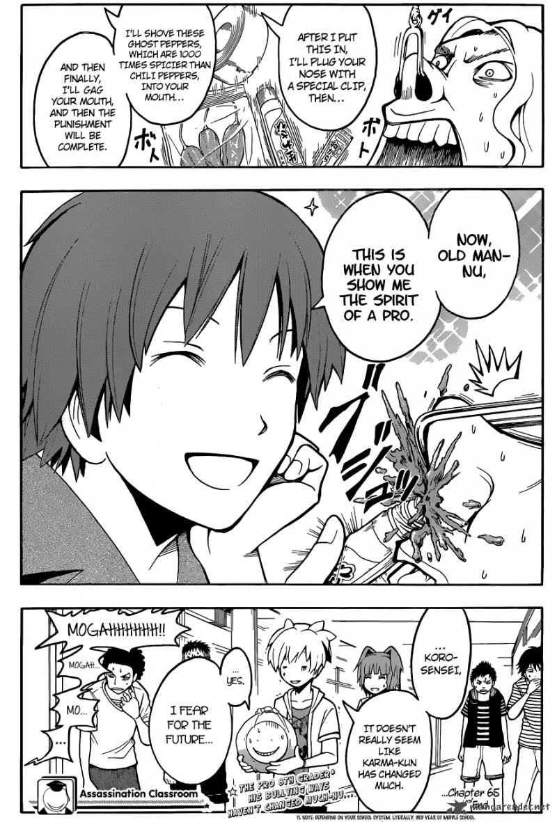 Assassination Classroom 65 20