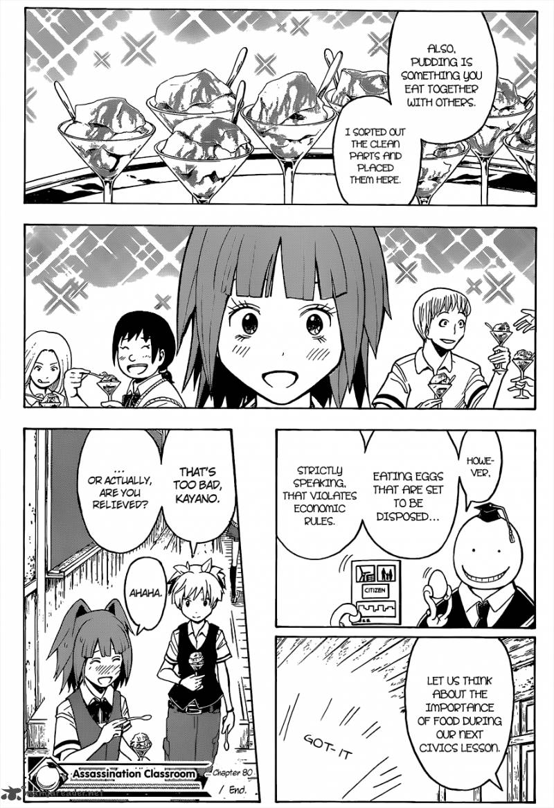 Assassination Classroom 80 19