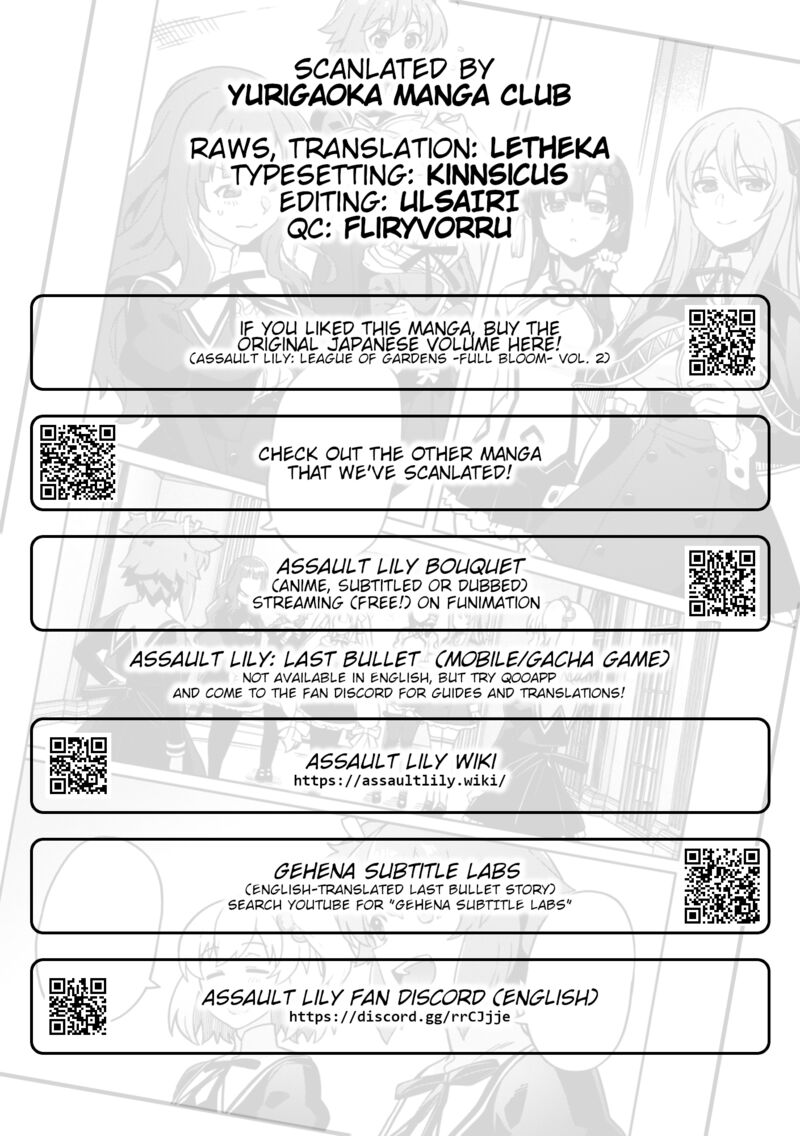 Assault Lily League Of Gardens Full Bloom 10 22