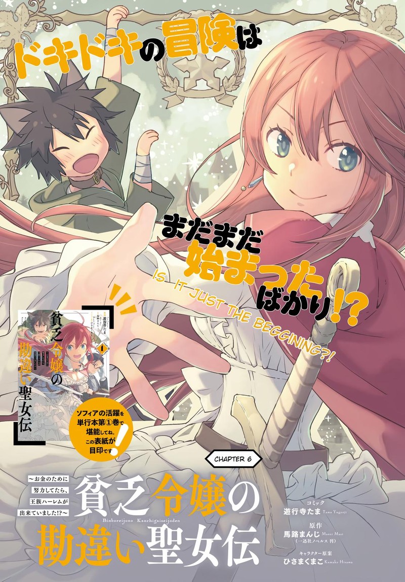 Binbou Reijou No Kanchigai Seijo Den Okane No Tame Ni Doryoku Shitetara Oozoku Harem Ga Dekite Imashita 6 1