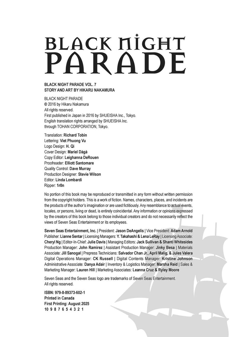 Black Night Parade 44 39