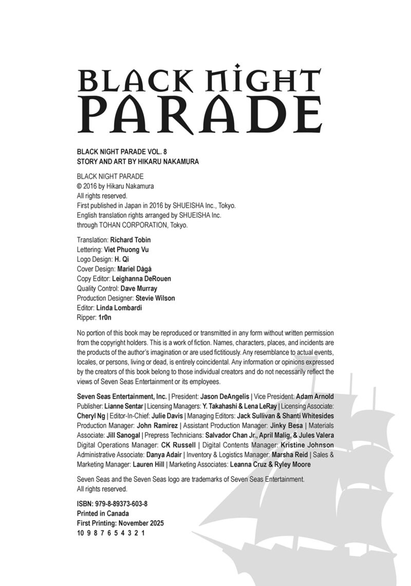 Black Night Parade 50 30