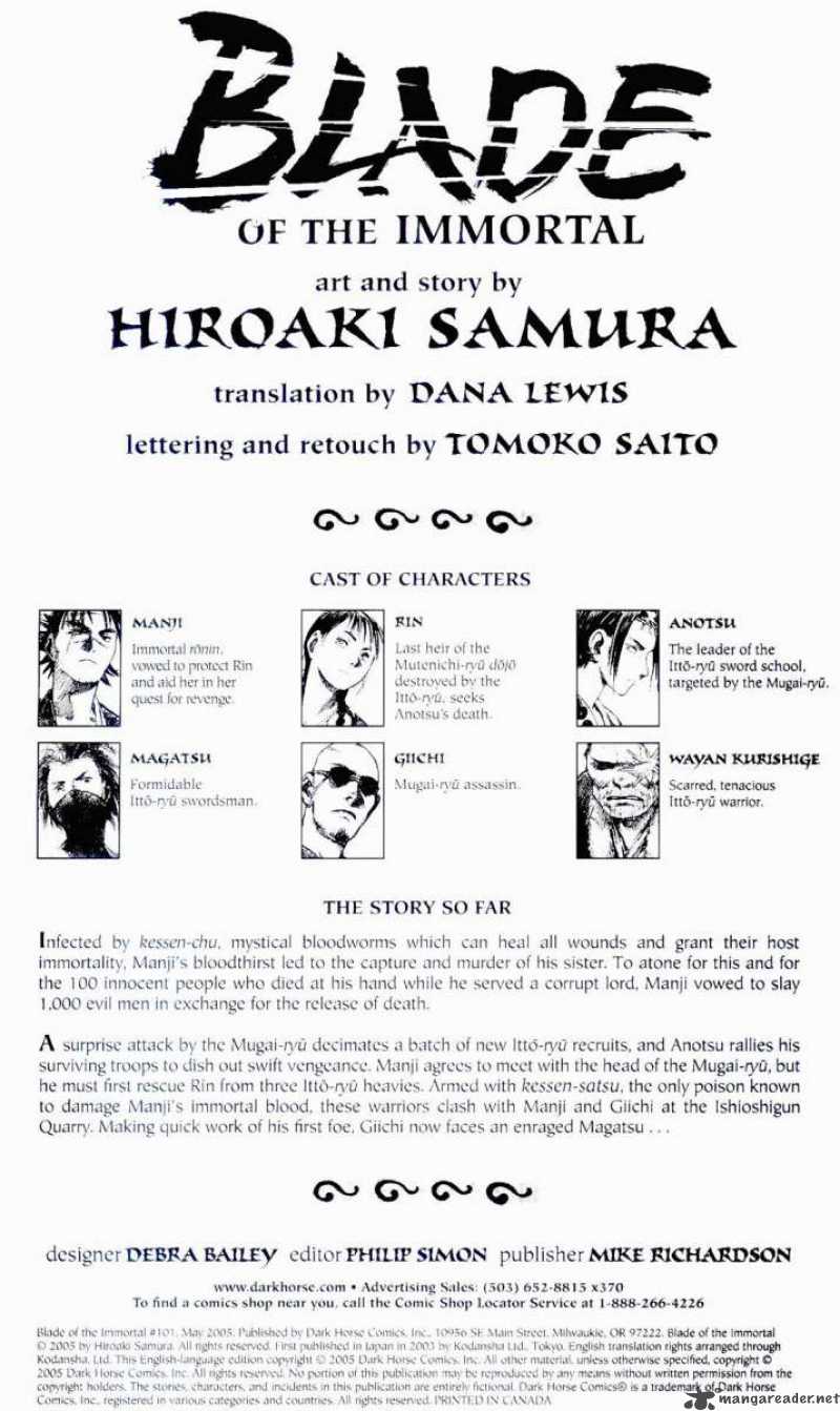 Blade Of The Immortal 101 2
