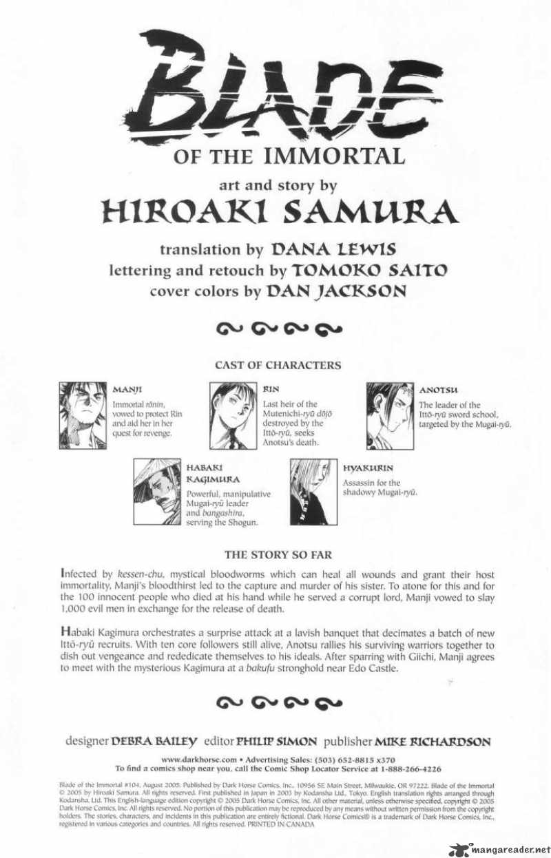 Blade Of The Immortal 104 2