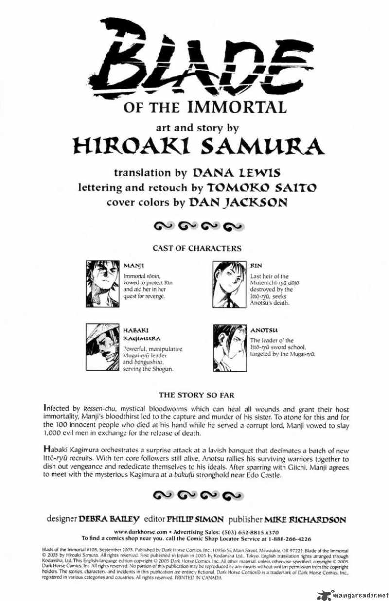 Blade Of The Immortal 105 2