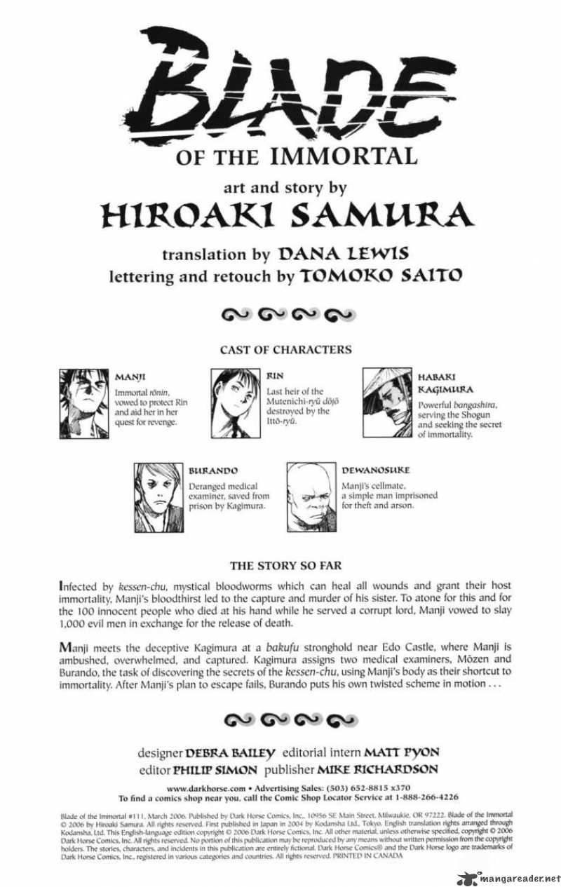 Blade Of The Immortal 111 2
