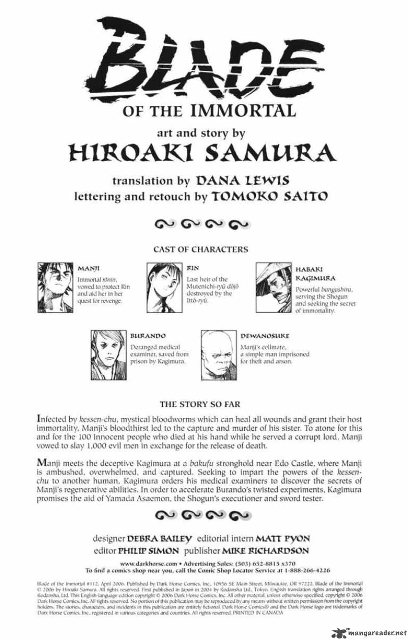 Blade Of The Immortal 112 2