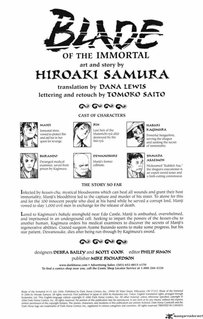 Blade Of The Immortal 115 2