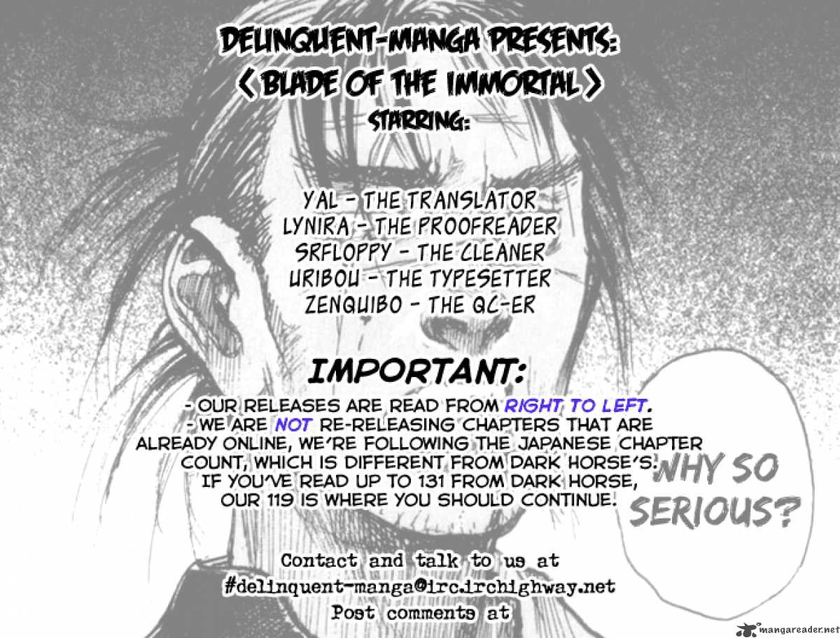 Blade Of The Immortal 151 1