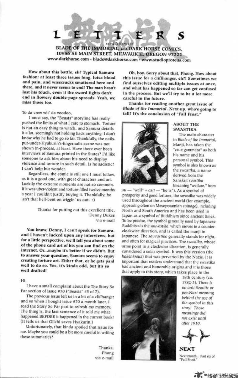 Blade Of The Immortal 77 34