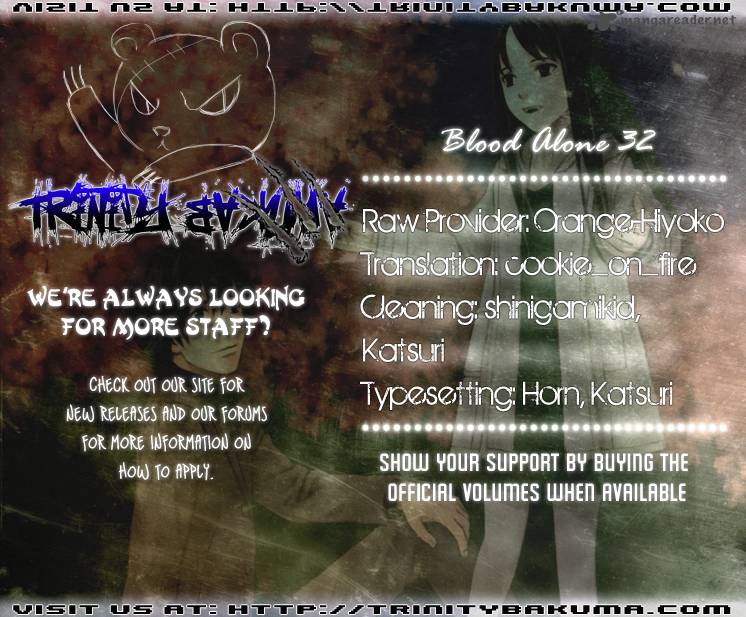 Blood Alone 32 35