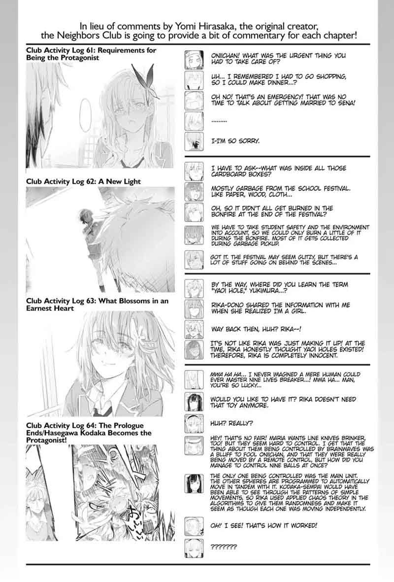 Boku Wa Tomodachi Ga Sukunai 64 65