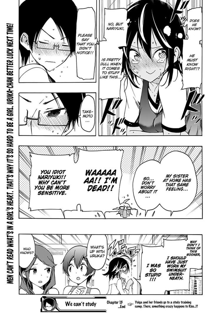 Bokutachi Wa Benkyou Ga Dekinai 13 19