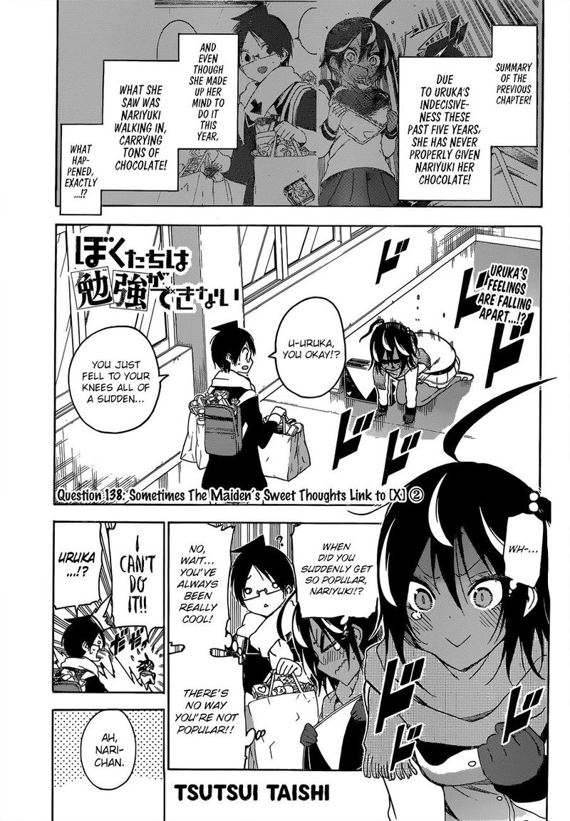 Bokutachi Wa Benkyou Ga Dekinai 138 1