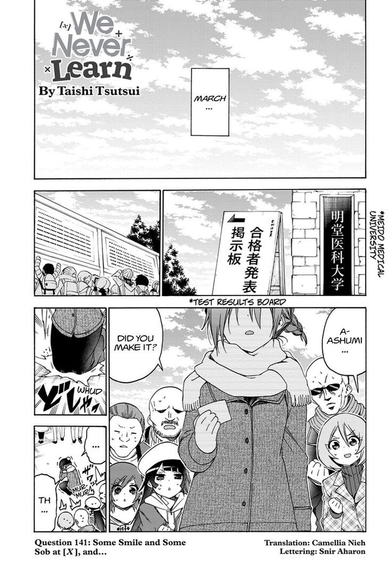 Bokutachi Wa Benkyou Ga Dekinai 141 1