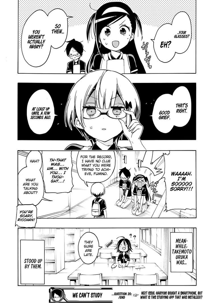 Bokutachi Wa Benkyou Ga Dekinai 20 20
