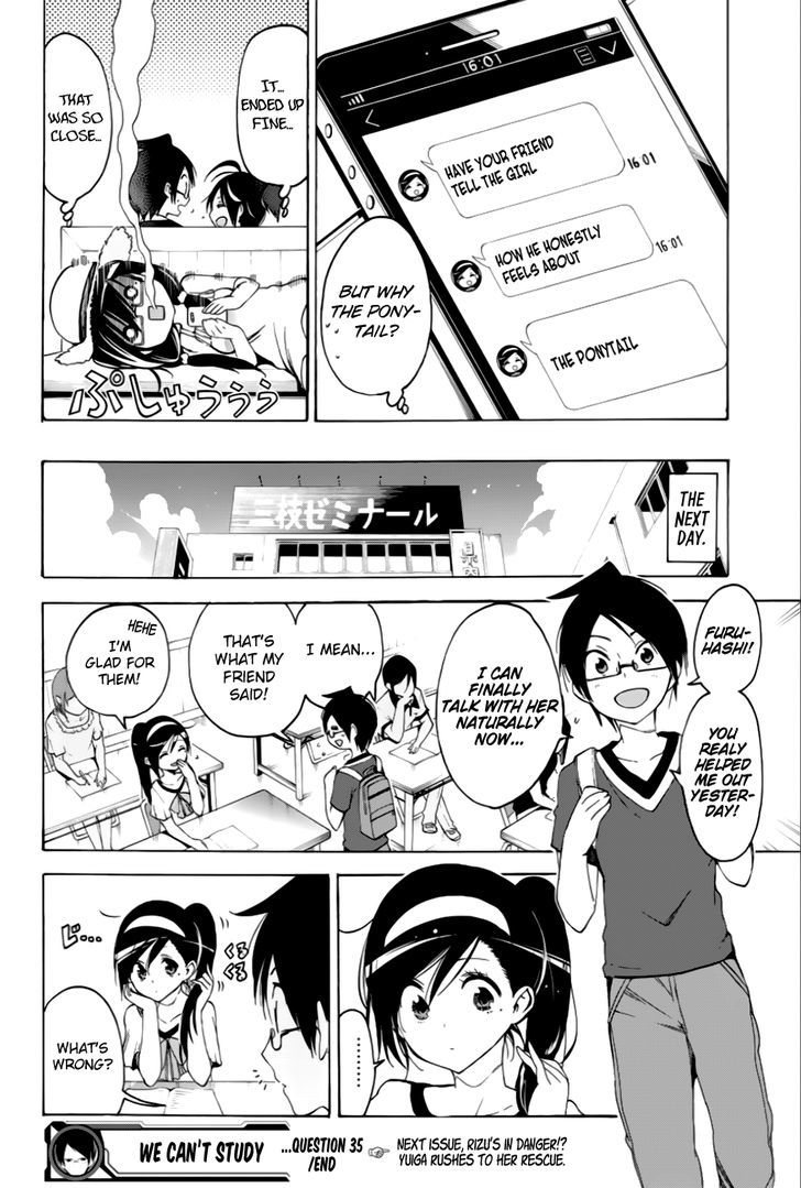 Bokutachi Wa Benkyou Ga Dekinai 35 19