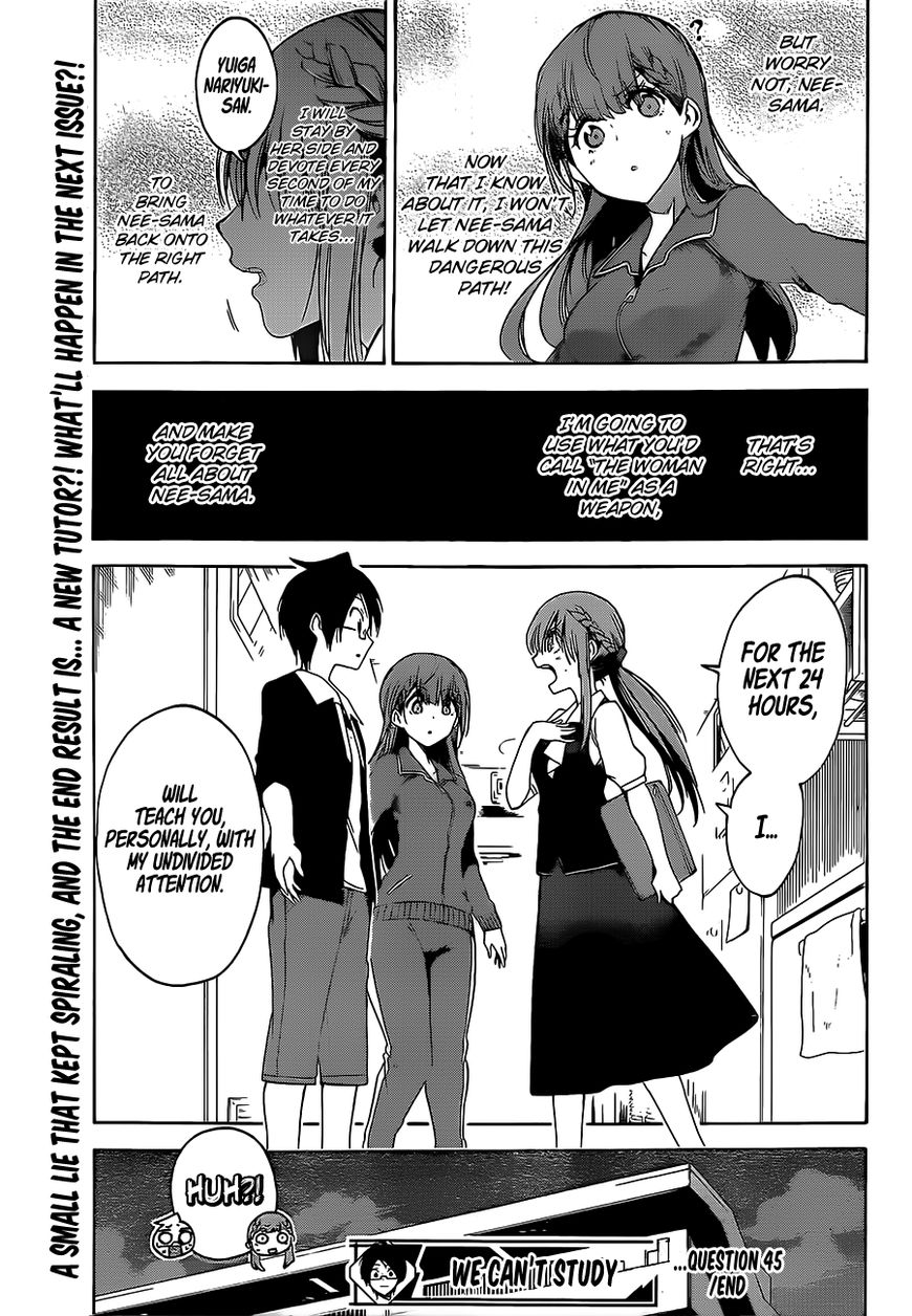 Bokutachi Wa Benkyou Ga Dekinai 45 20