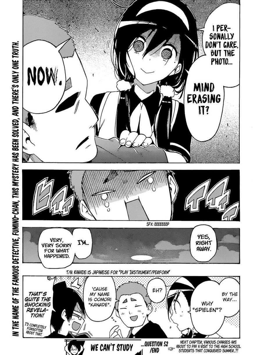 Bokutachi Wa Benkyou Ga Dekinai 52 20