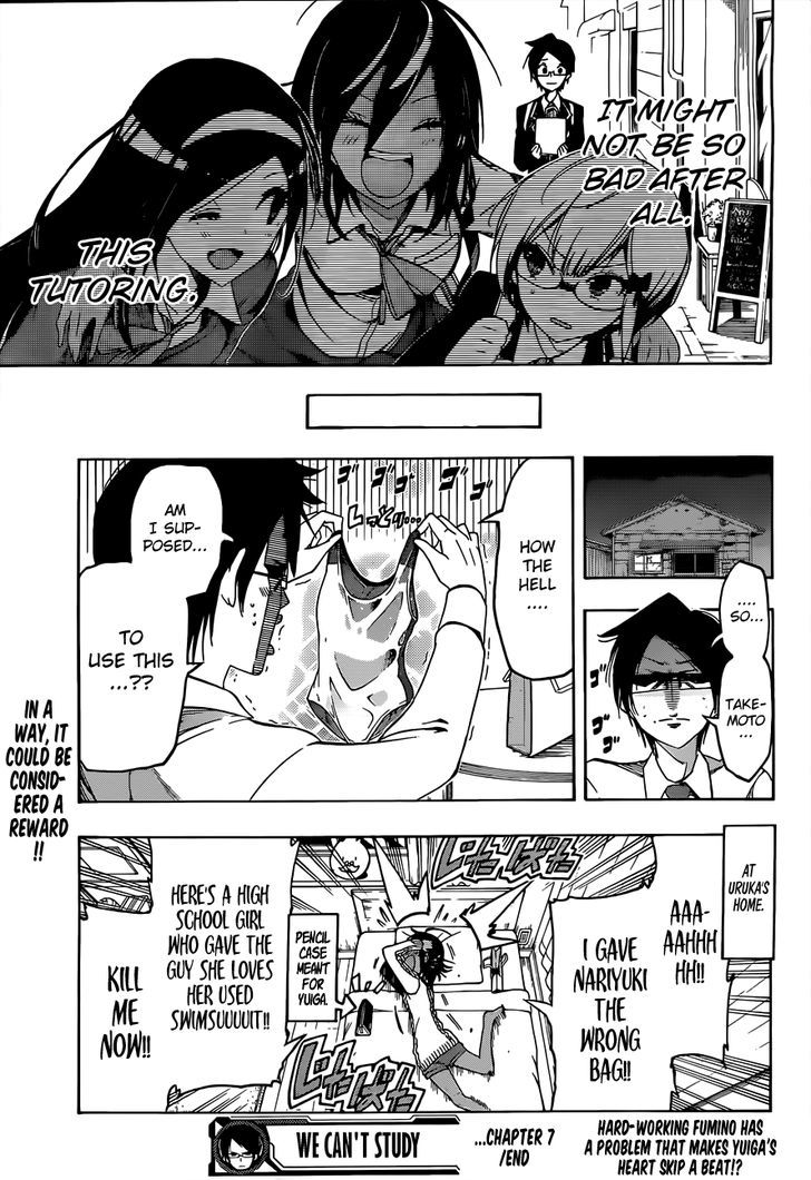Bokutachi Wa Benkyou Ga Dekinai 7 20
