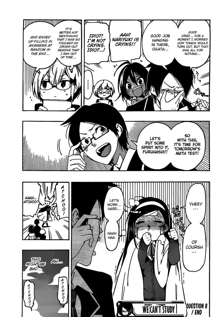 Bokutachi Wa Benkyou Ga Dekinai 8 20