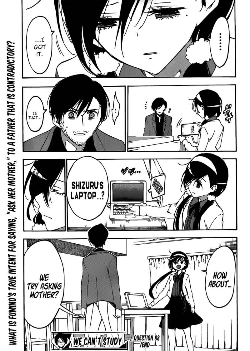 Bokutachi Wa Benkyou Ga Dekinai 88 20