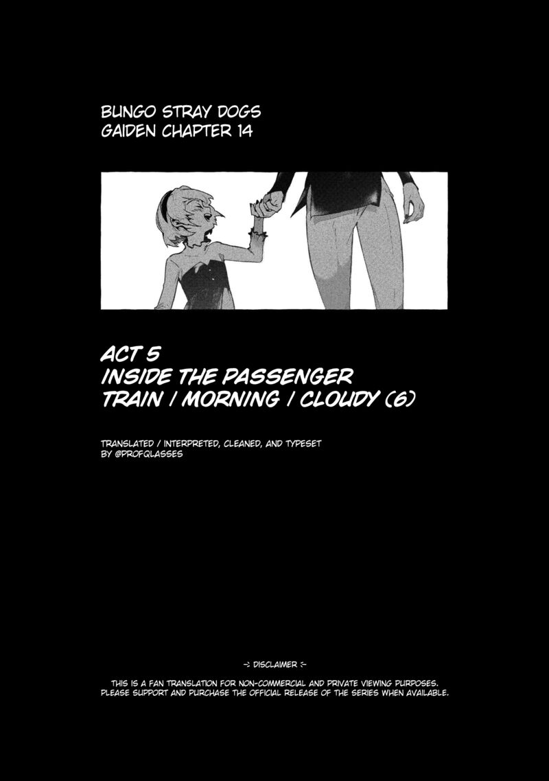 Bungou Stray Dogs Gaiden Ayatsuji Yukito Vs Kyougoku Natsuhiko 14 1