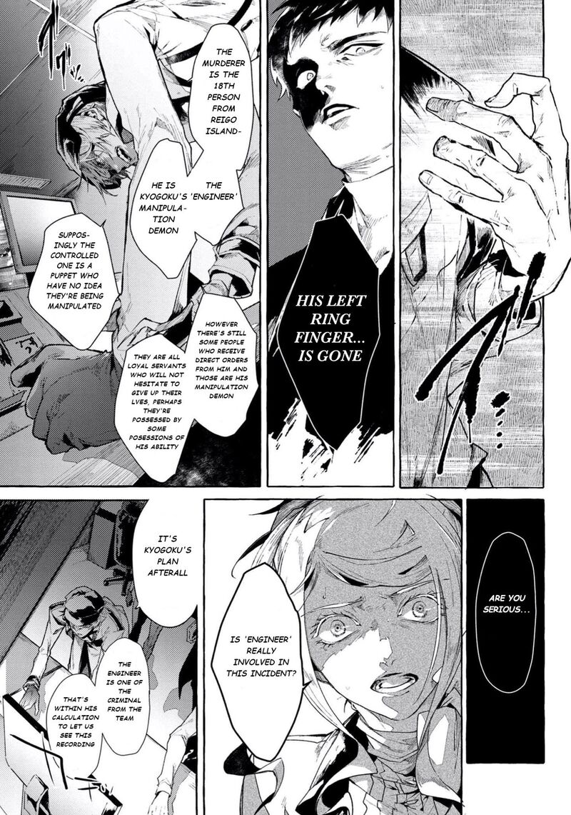 Bungou Stray Dogs Gaiden Ayatsuji Yukito Vs Kyougoku Natsuhiko 6b 7