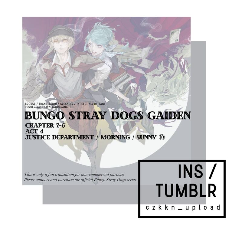 Bungou Stray Dogs Gaiden Ayatsuji Yukito Vs Kyougoku Natsuhiko 7f 1