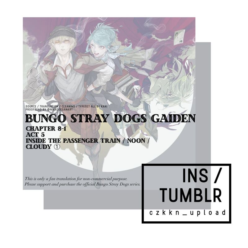 Bungou Stray Dogs Gaiden Ayatsuji Yukito Vs Kyougoku Natsuhiko 8a 1