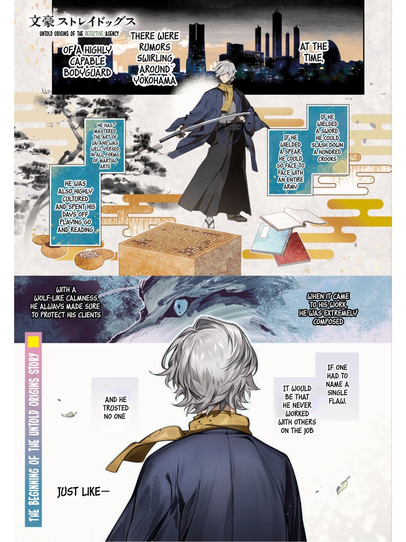 Bungou Stray Dogs The Secret Story Behind The Detective Agencys Establishment 1 2