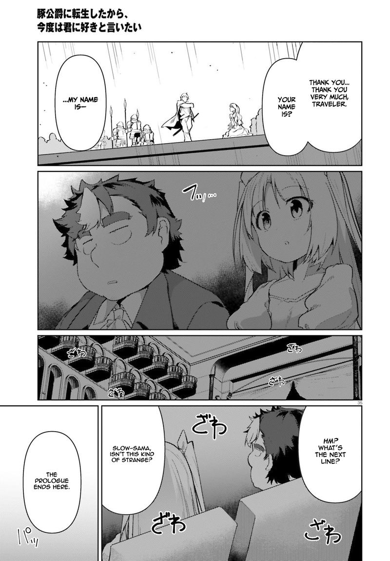Buta Koushaku Ni Tensei Shitakara Kondo Wa Kimi Ni Suki To IItai 20 35