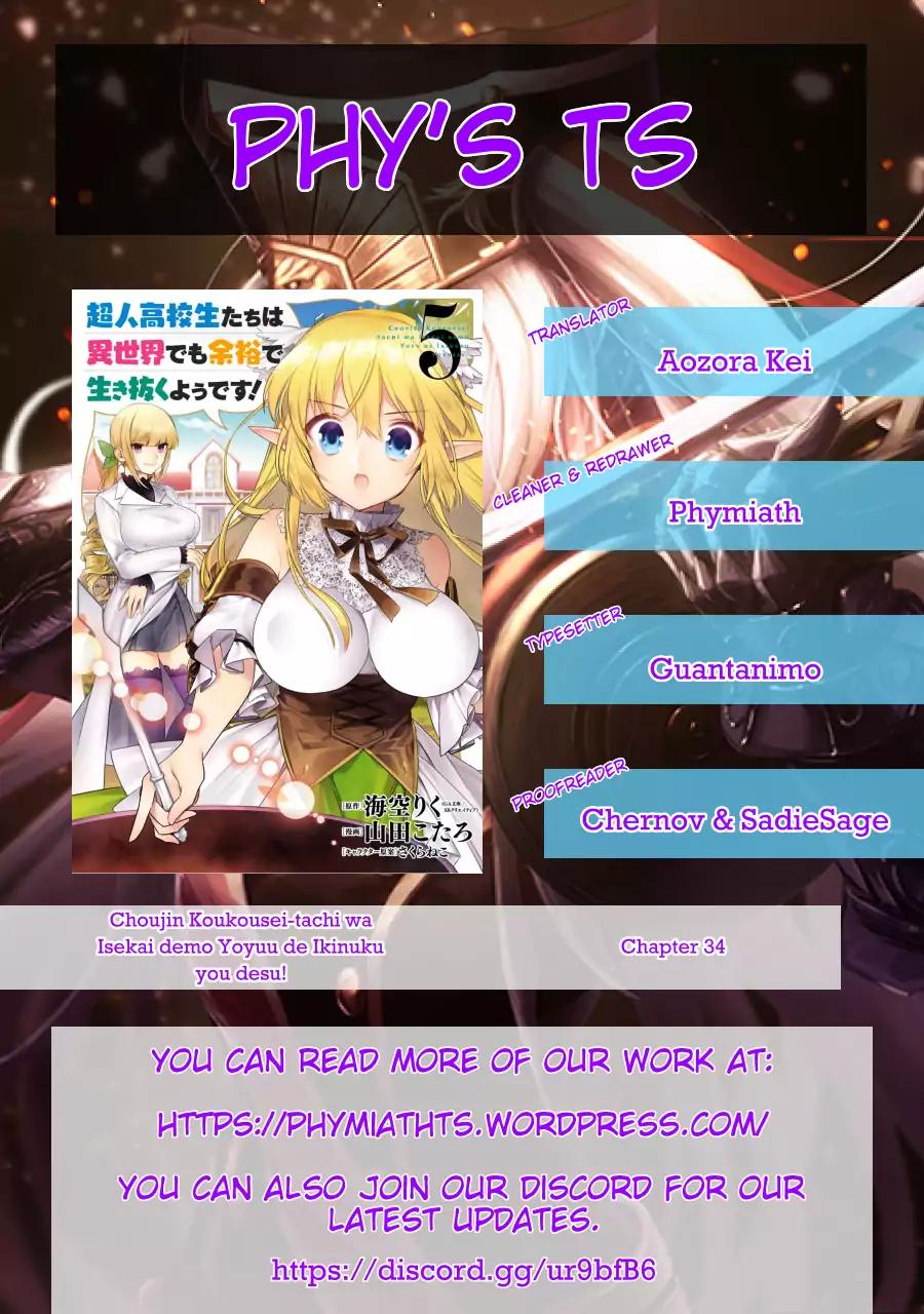 Choujin Koukousei Tachi Wa Isekai Demo Yoyuu De Ikinuku You Desu 34 20
