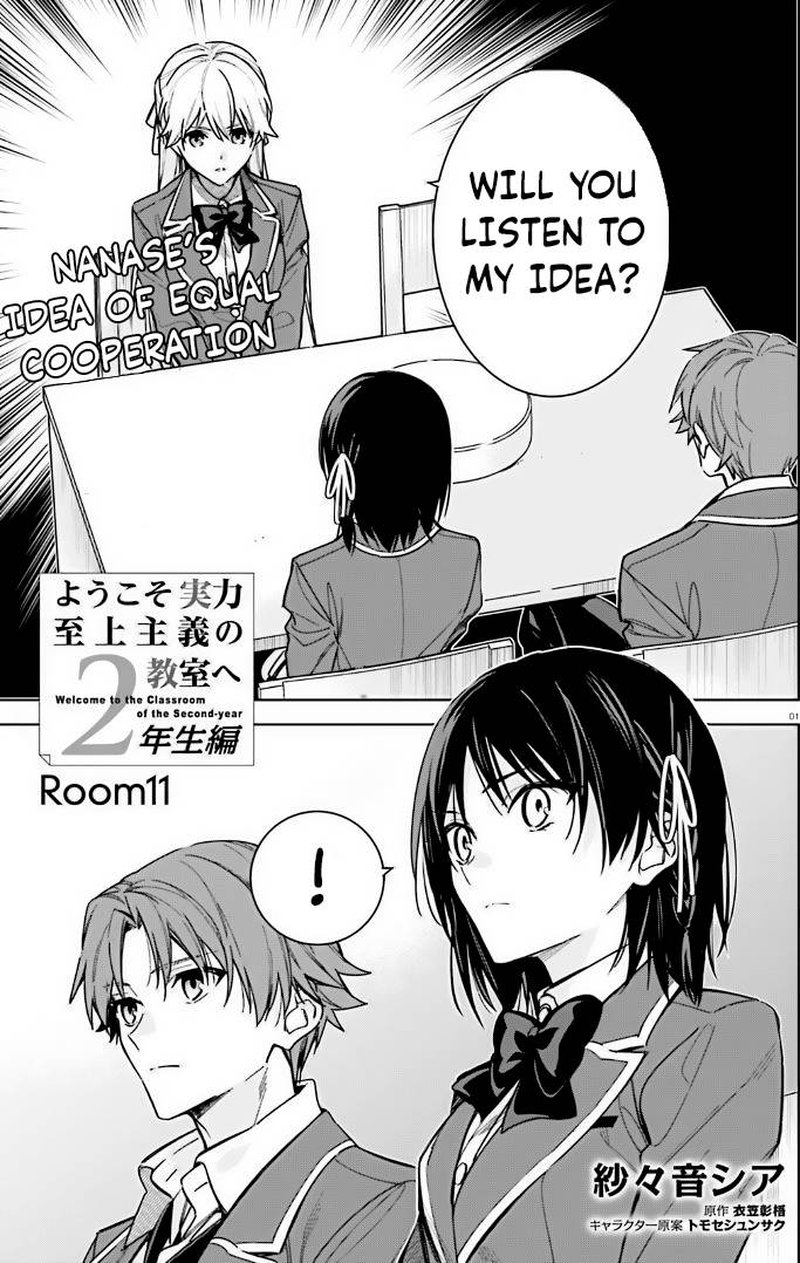 Classroom Of The Elite 2nd Year 11 1