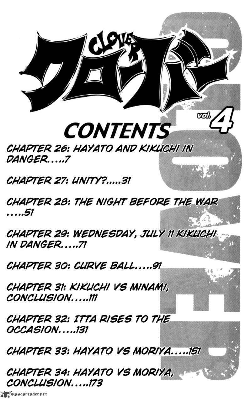 Clover Tetsuhiro Hirakawa 26 8