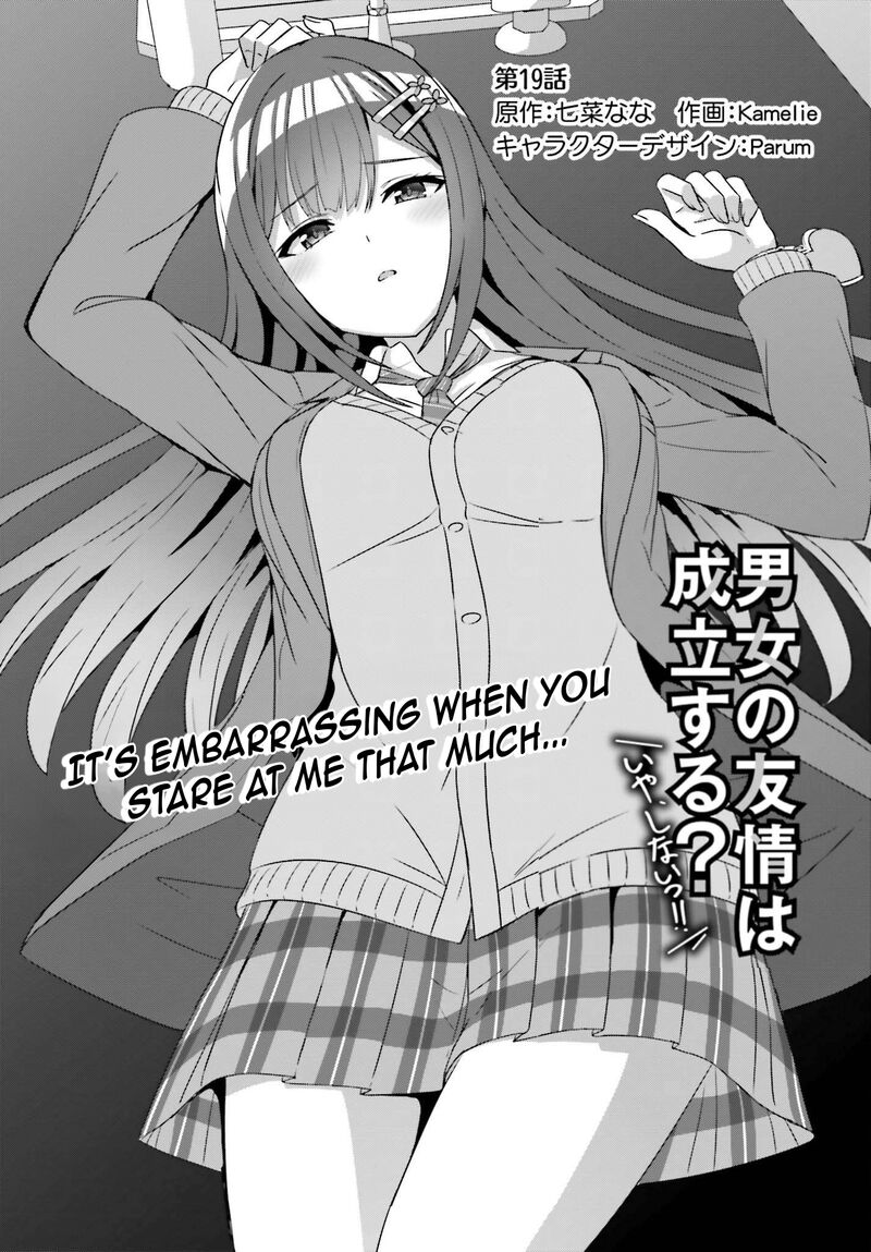 Danjo No Yujou Wa Seiritsu Suru Iya Shinai 19 4