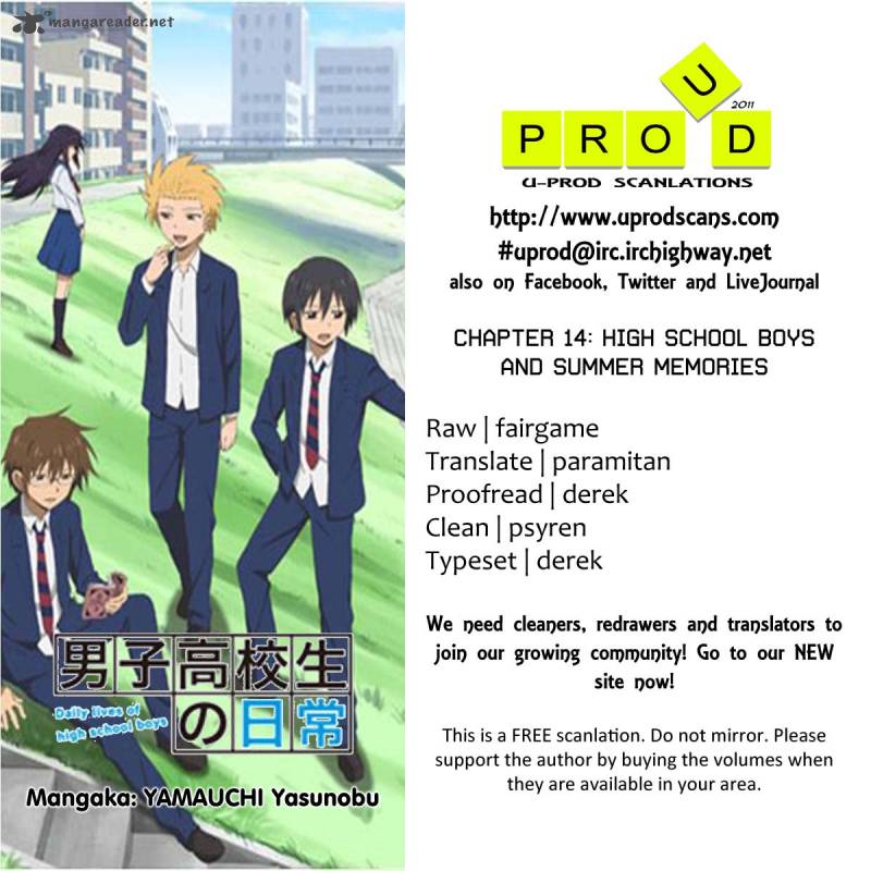 Danshi Koukousei No Nichijou 14 1