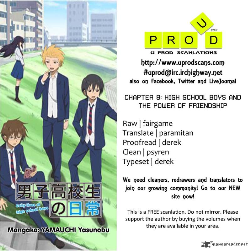 Danshi Koukousei No Nichijou 8 1